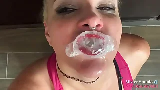 Befouled Cum Bubbles Before Swallow &sol; featuring Spunky Creature